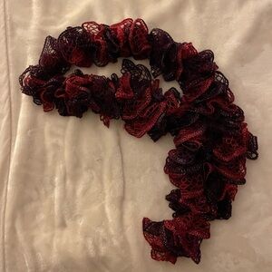 Pink and purple scarf